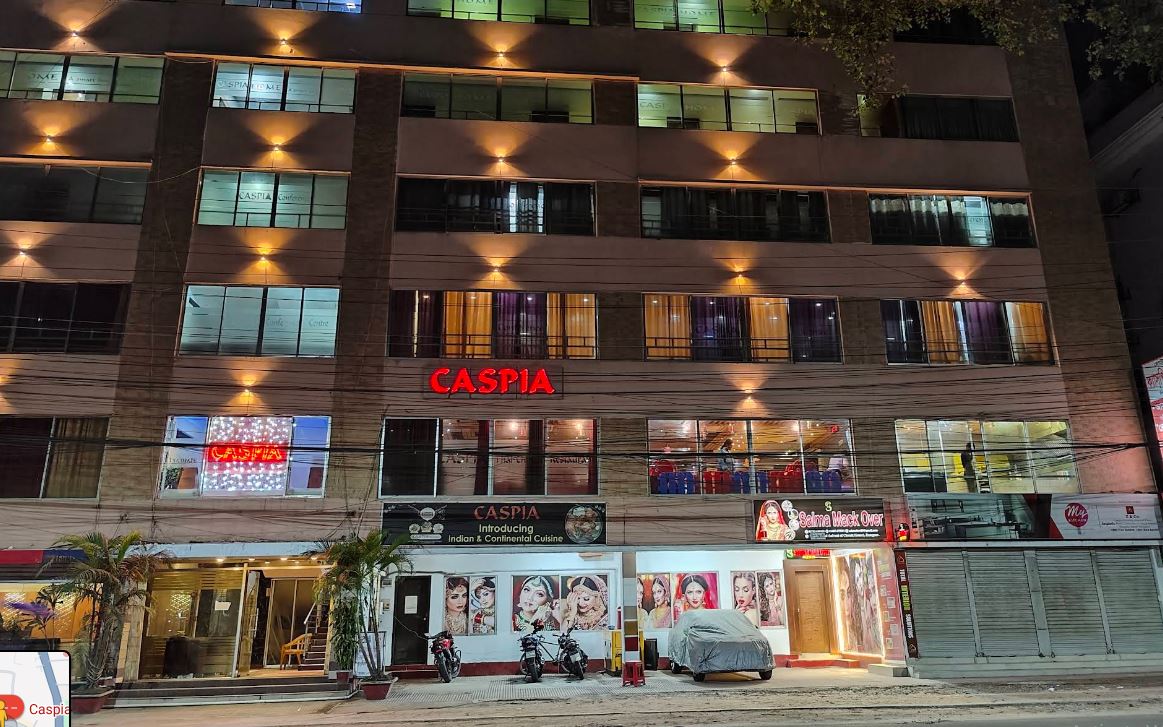 Caspia The Home hotel at night